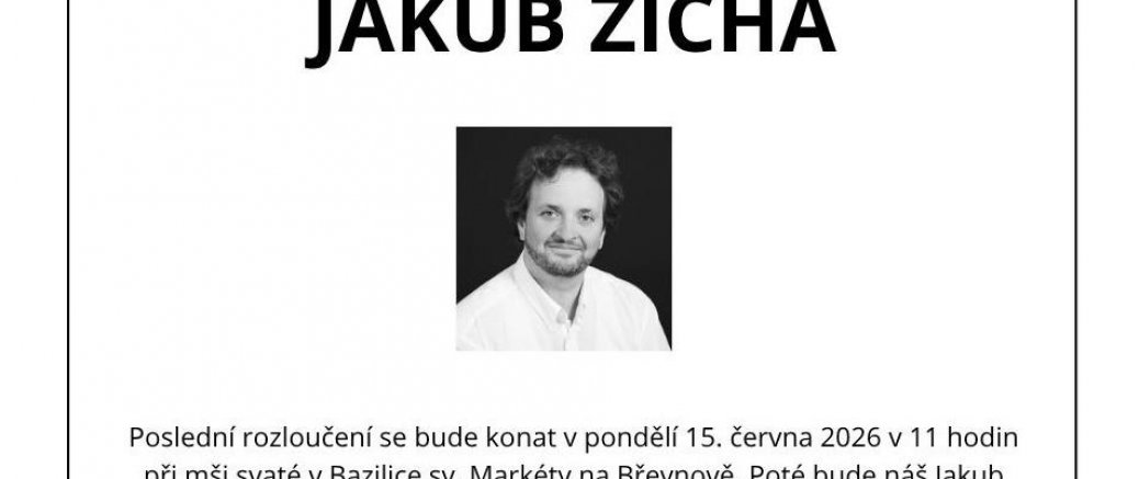 Zemřel Jakub Zicha